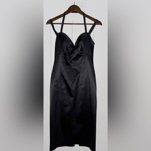 Maria Bianca Nero Halter Spaghetti‎ Strap Dress